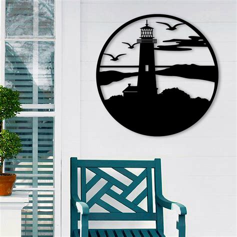 light house metal wall art|nautical lighthouse wall art.